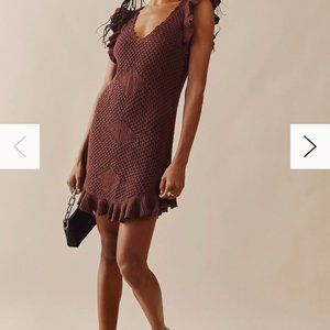 Mykonos Fauxchet Sweater Mini - S - Rum Raisin